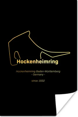 Produktbild von MuchoWow® Poster Deutschland - Formel 1 - Rennstrecke 60x90 cm - Wanddekoration