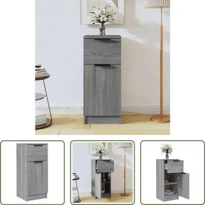 Produktbild von The Living Store Sideboard Grau Sonoma 30x30x70 cm Holzwerkstoff