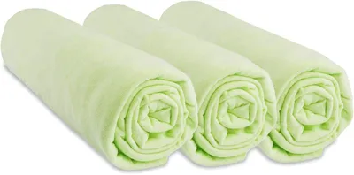 Productafbeelding van Spannenlakenset, 3 stuks, 60 x 120 cm, 100% katoen, ademend, voor babybed