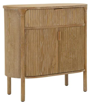 Imagen del producto de Mueble Goteborg con cajón en madera de abeto y MDF marrón 81x46x82 cm