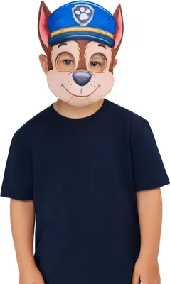 Immagine prodotto di Paw Patrol - Maschera per bambini "Chase", feltro BN6418 (taglia unica) (blu/marrone)