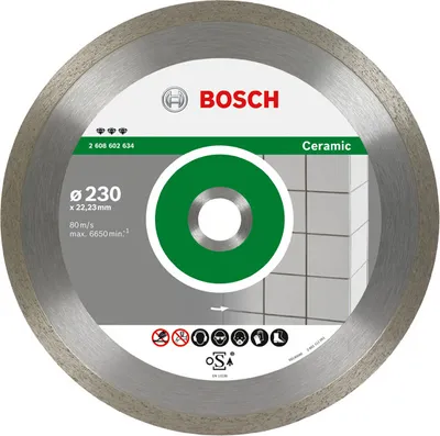 Zdjęcie produktu dla Bosch 2 608 602 638, Miękkie ceramiczne płytki ścienne, 25 cm, 3 cm, 2,4 mm, 1 szt.