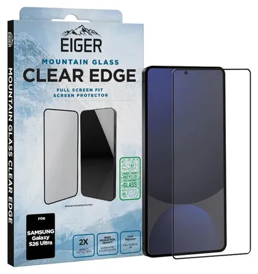 Produktbild von Schutzglas 3D Eiger Mountain Glass Clear Edge Samsung Galaxy S26 Ultra transparent
