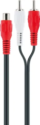 Produktbild von Schwaiger Cinch Y-Adapter 1xBu 2xSte 0,2m Schwarz
