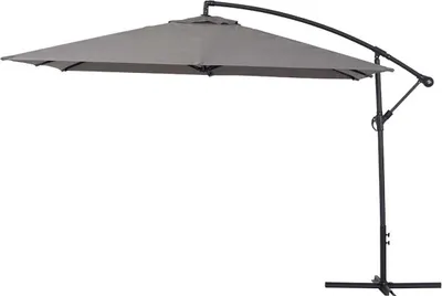 Produktbild von Ampelschirm aus Alu "Ilios 3" - Viereckig - 3 x 3 m - Grau