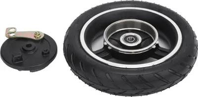 Produktbild von 8,5 Zoll Roller Reifen & Schlauch Set, inkl. Trommelbremse, für E-Scooter Reifenwechsel
