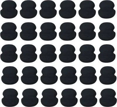 Productafbeelding van 30 stuks onzichtbare anti-transpiratiepads, ademend en huidvriendelijk, zweetabsorberende pads voor onder de armen, geschikt voor mannen en vrouwen, herbruikbaar
