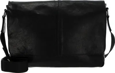 Imagen del producto de SADDLER bolso bandolera bolsa de ordenador portátil con compartimento para ordenador portátil Enzo Shoulder Bag Black