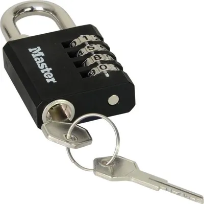 Image de Cadenas à combinaison / à clé MASTER LOCK zinc, l.40 mm