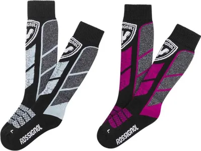 Imagen del producto de Calcetines Rossignol Thermotech Junior, 2 pares, varios colores, talla EU 33-35, para niños y niñas