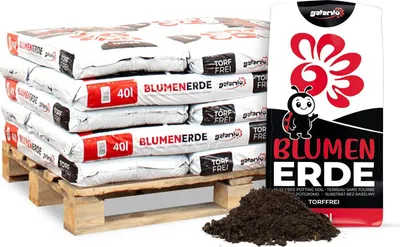 Produktbild von Galamio Blumenerde torffrei 40l x 15 Sack 600l 15er Palette