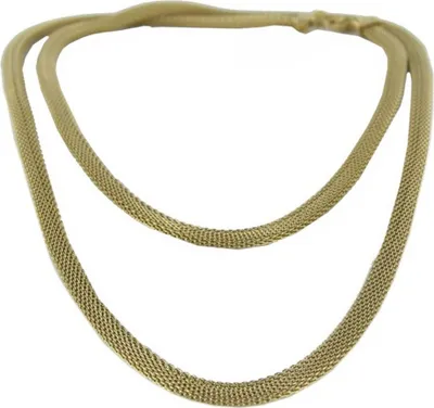Produktbild von Skagen Damen Kette Collier silber Edelstahl Mesh gold JNSG037L