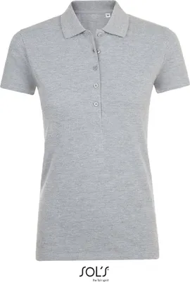 Immagine prodotto di SOLs 01709 | Polo Phoenix da donna / Cotone pettinato e filato ad anelli - Colore: Grigio Melange - Taglia: L
