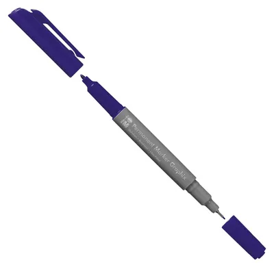Productafbeelding van Marabu 1470003055, Permanent Marker Graphix, 2 punten, ultramarijnblauw