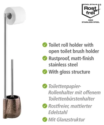 Immagine prodotto di WENKO Set WC Spazzole per WC Set di portaoggetti per WC Marrakesh