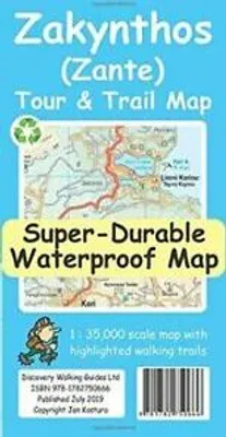 Imagen del producto de Zakynthos (Zante) Tour & Trail Map
