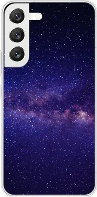 Produktbild von König Design Hülle kompatibel mit Samsung Galaxy S22 5G Kunststoff Soft Handyhülle - Handy Case Sternenhimmel