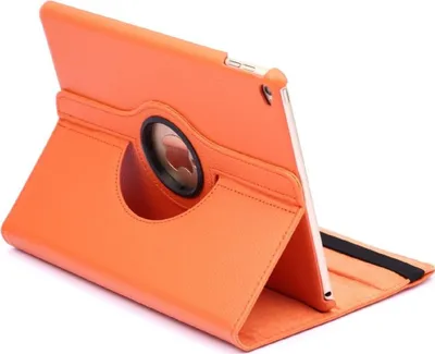 Produktbild von Schutzhülle für iPad Air 2 9.7 Tablet Hülle Schutz Tasche Case Cover Orange 360 Grad drehbar Rotation Bumper