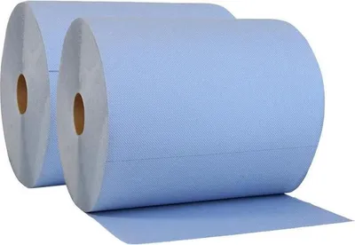 Produktbild von NORDVLIES Putzpapier "BlueTech" 2-lagig, industrie 2 Rollen &aacu