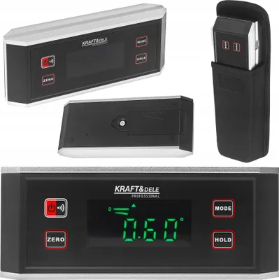 Zdjęcie produktu dla Poziomnica Elektroniczna Magnetyczna Cyfrowa 150 mm LCD Kraft&Dele