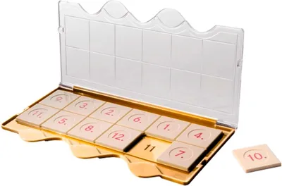 Produktbild von miniLÜK. Jubiläumskontrollgerät mit Klarsichtdeckel Gold
