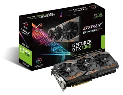 Image de Asus Carte graphique GeForce® GTX 1060 STRIX 6G GAMING 06Go GDDR5