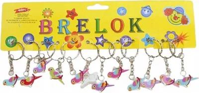 Image de Midex Porte-clés Perroquet Oiseau Cadeau Lot de 12