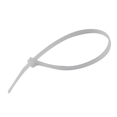 Obrázok produktu pre Viazacie sťahovacie pásky 3,6x200 mm, biele, 100 ks