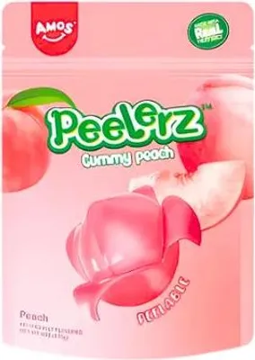 Produktbild von AMOS Peelerz Gummy Jelly Peach 65g