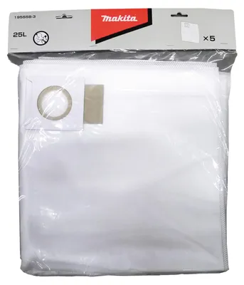 Produktbild von Makita Staubtüte 25 L für VC3211MX1 – Packung mit 5 Stück