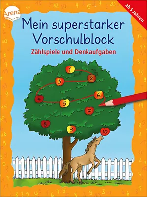 Obrázek produktu pro Mein superstarker Vorschulblock. Zählspiele und Denkaufgaben