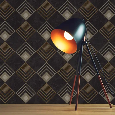 Obrázek produktu pro TADESSI tapeta vintage M1-No.517 netkaná tapeta antracitová krémová designová tapeta obývací pokoj ložnice kuchyně