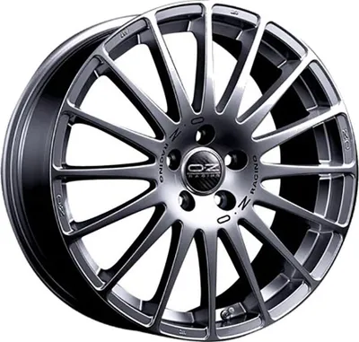 Produktbild von ALUFELGE OZ Racing SUPERTURISMO GT 7x16 5x112 ET 48 GRIGIO CORSA BLACK LETTERING
