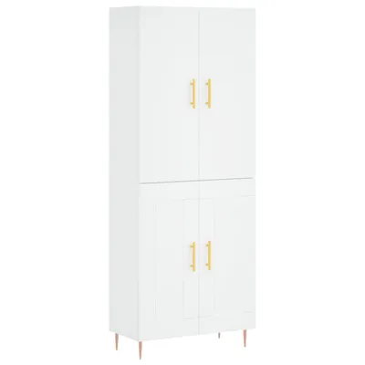 Produktbild von vidaXL Highboard Weiß 69,5x34x180 cm Holzwerkstoff