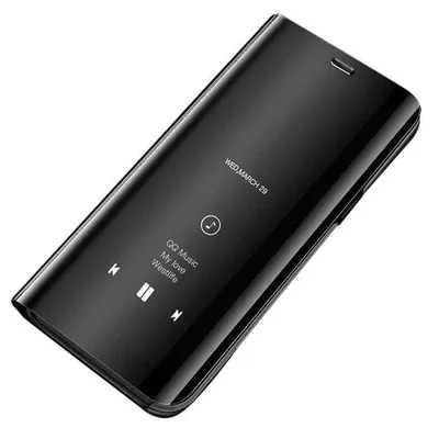 Produktbild von starfix Clear View Standing Flip-Cover für Xiaomi Redmi Note 7 schwarz