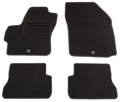 Fußmatten-Set für Mazda 3 BK, 10/2003-04/2009, 3-teilig, Schwarz
