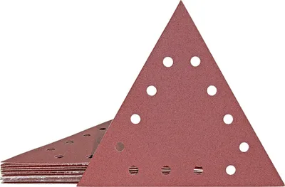 Produktbild von MioTools Fox Klett-Schleifscheiben, 290 x 250 mm, 12-Loch, f. Trockenbauschleifer, Normalkorund (25 Stk.) K100