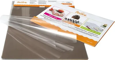 Immagine prodotto di Foglio di acetato 10pz 60x40cm per semifreddo e cioccolato