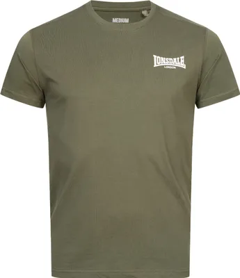 Zdjęcie produktu dla T-shirt męski slim fit ELMDON Olive/White S Lonsdale
