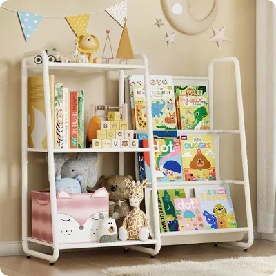 Produktbild von Kinderzimmer-Ordnungssystem mit weichbeuteligen Taschen