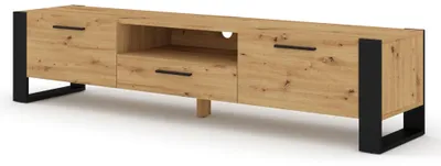 Zdjęcie produktu dla Homlando szafka RTV Nuka 200 cm dąb artisan