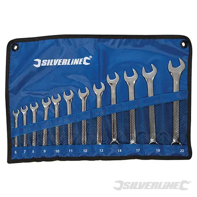 Obrázok produktu pre Silverline 633799 Kombinované kľúče, 12 ks