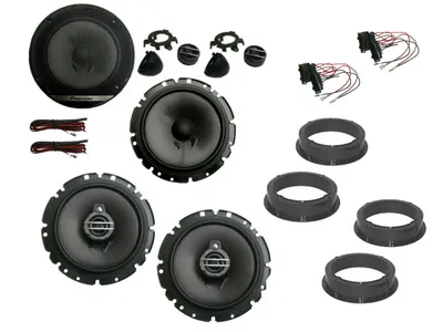 Produktbild von Pioneer Lautsprecher Set für VW Polo V 6r Bj 06.09 - 07.17 Tür Vorne hinten 550W