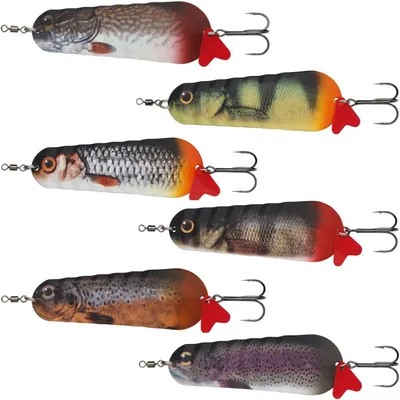 Produktbild von Abu Garcia Atom Pro - Blinker, Gewicht / Länge / Hakengröße:25g / 7.5cm / Gr. 4, Farbe:Rainbow Trout