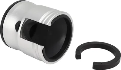 Zdjęcie produktu dla Okrągły uchwyt do ubijaka do kawy, antypoślizgowy, regulowany, uniwersalny, wykonany ze stopu aluminium, uchwyt do filtra do kawy, do domu lub kawiarni, srebrny