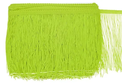 Immagine prodotto di Omgoods - Frange in poliestere effetto "chainette" per progetti fai-da-te, colore verde