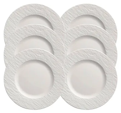 Produktbild von Frühstücksteller Rock Blanc 22 cm Set 6