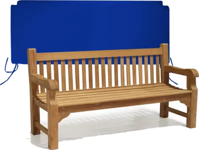 Produktbild von Bankauflage 50 x 200 x 5 cm für Parkbank Belluno TB-1022 - Blau