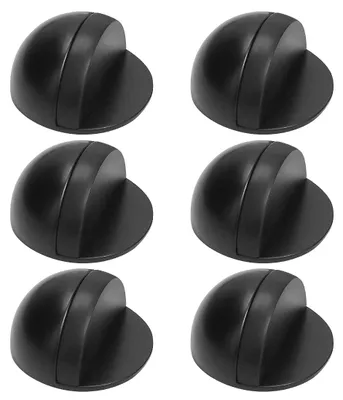 Image de Butées de porte autocollantes – en acier inoxydable, robustes, lot de 6, pour portes vitrées
