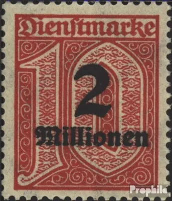 Produktbild von Briefmarken Deutsches Reich 1923 Mi D97X  gestempelt Ziffer/Aufdruck